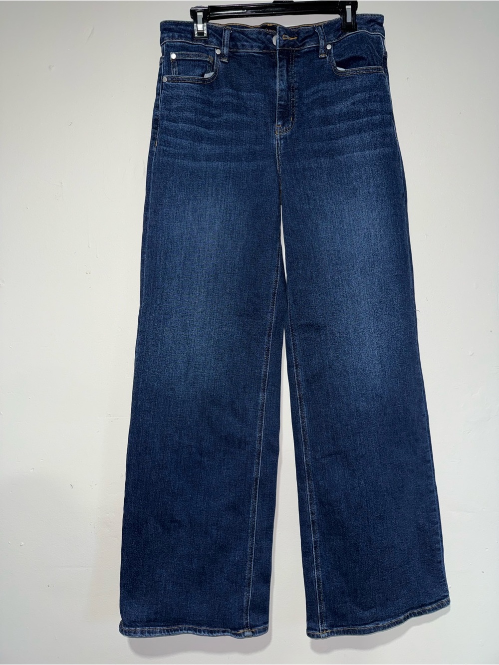 Quince Classic Dark Blue Wide-Leg Women’s Jeans